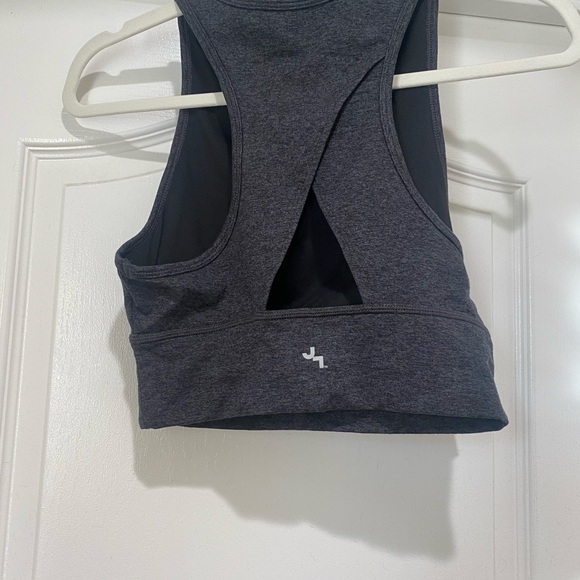 Target Charcoal Heather Crop Top - Picture 4 of 5